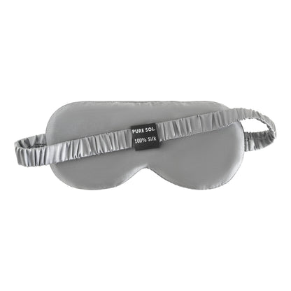 PURE SOL. Beauty Blissful Sleep 100% Mulberry Silk Sleep Eye Mask - Navy