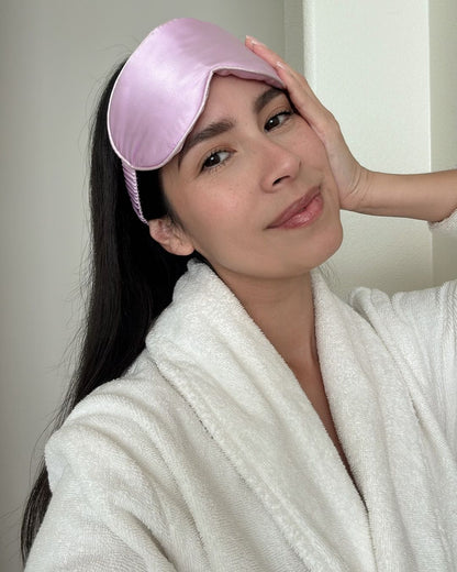 PURE SOL. Beauty Silk Sleep Eye Mask - Lilac